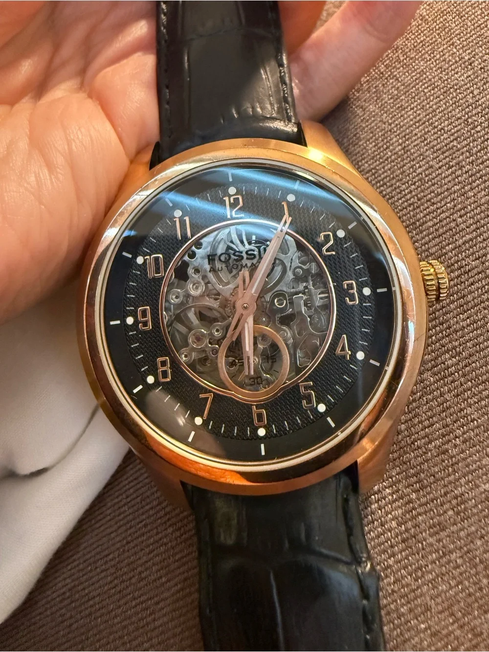 Fossil ME3006 Automatic Skeleton (20 Jewels)
